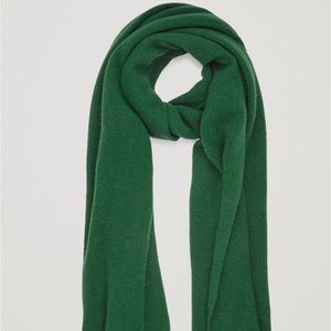 NWT Cos Cashmere Scarf in Green